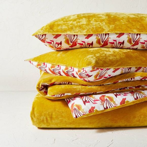 Opalhouse designed with Jungalow Bedding King Reversible Velvet